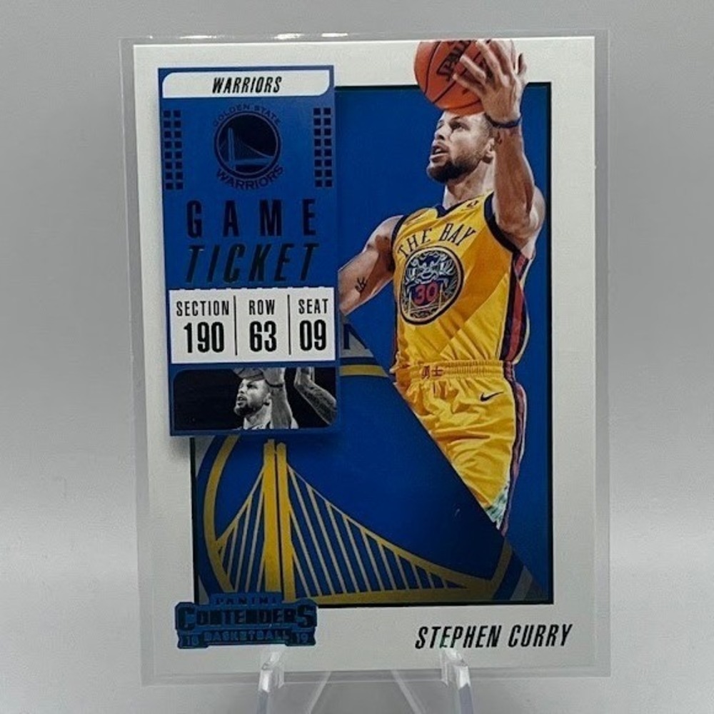 Stephen Curry Game Ticket 2018 Panini Contenders 86 NBA Golden State Warriors
